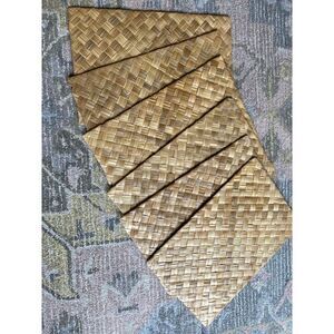 6 Hyacinth Weaved Table Placemats